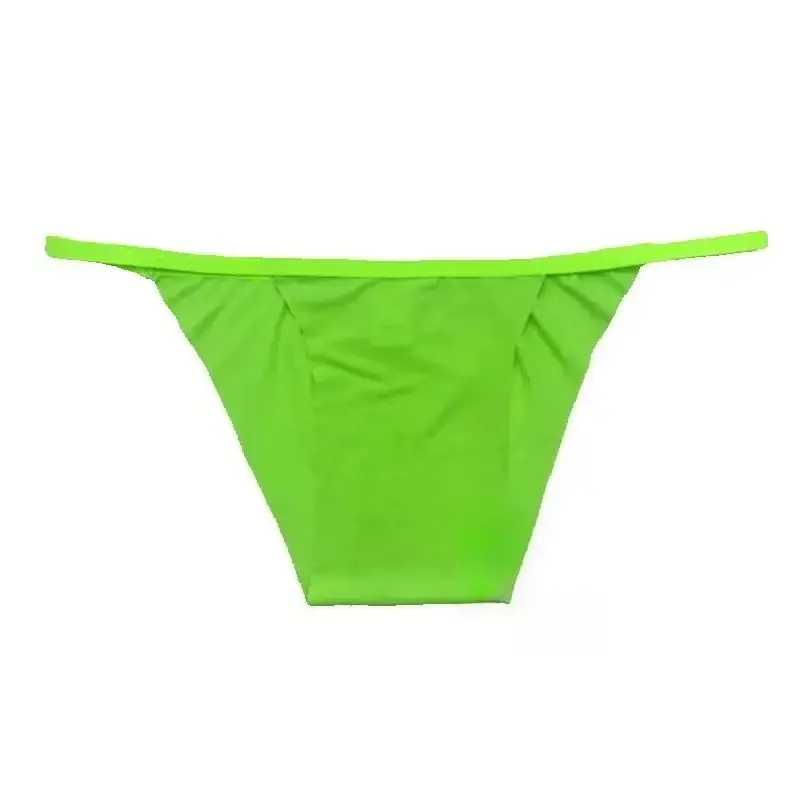Low‑Rise Unisex Triangle Underwear One‑Piece Molding Solid Color No‑Elastic Design Non‑Binding Comfort Sexy Brief Panties — image 1