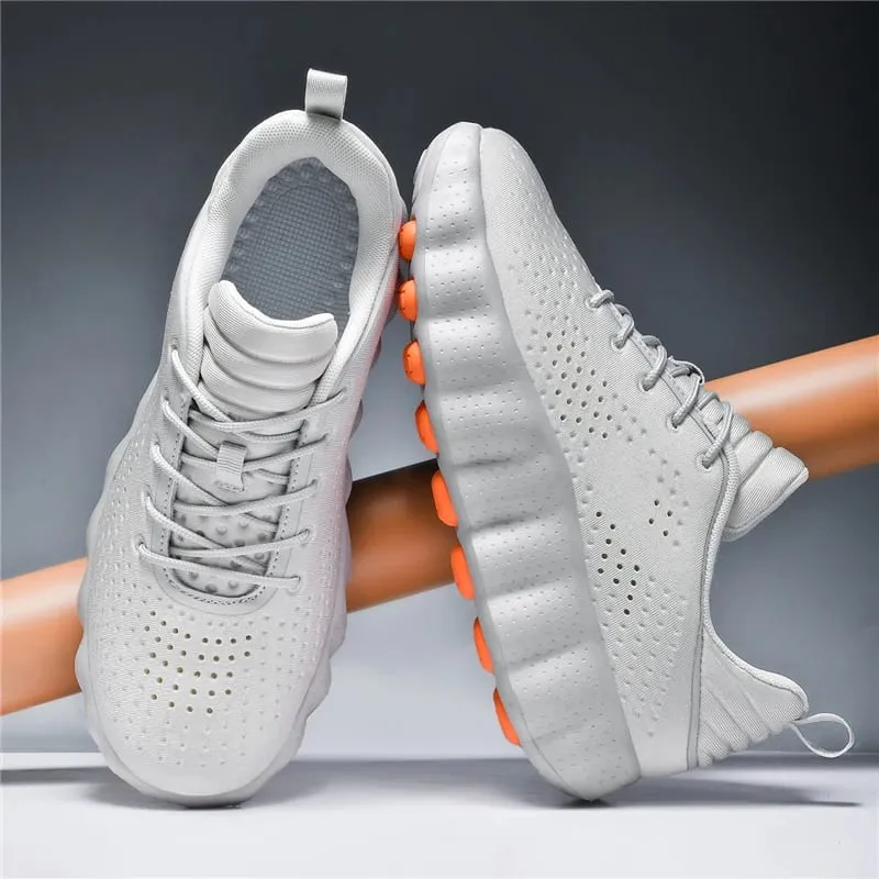 ClaWave Men Women Running Shoes Massage Particles Supercritical Cushioning Breathable Knit Sports Sneakers Non-slip Walking Shoe — image 4