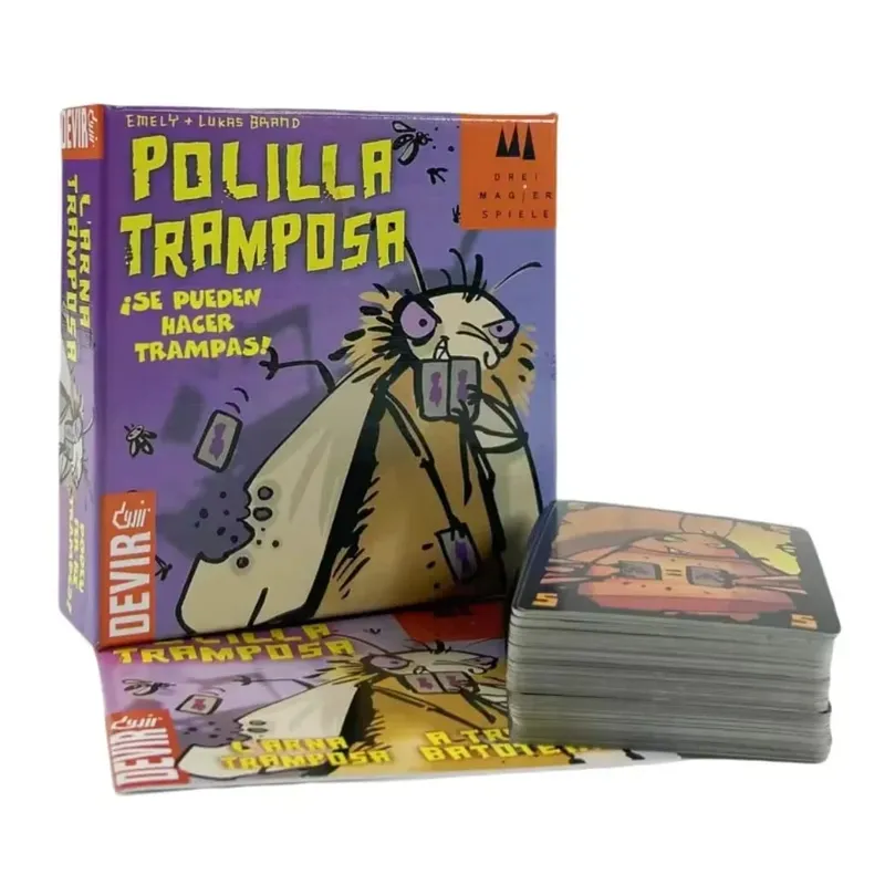 2026 Spanish Mogel Motte Polilla Tramposa Card Game Devir-game Moth Cheate For Family Party Interactive Toys