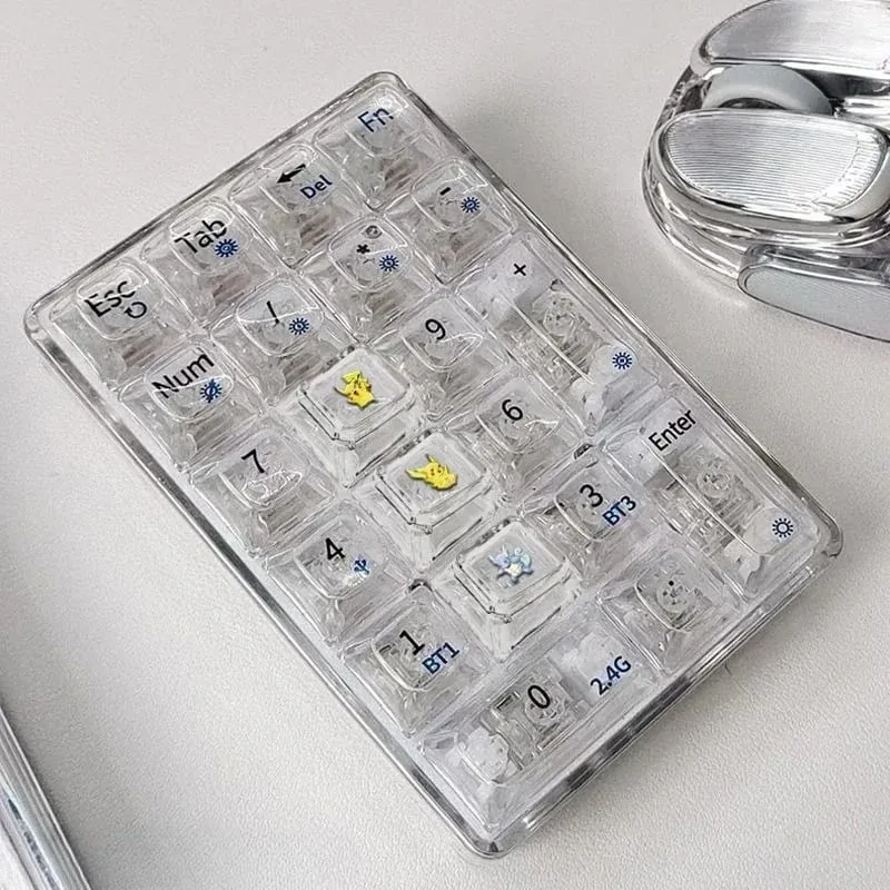 Cross mechanical keyboard personalized anime keycap single Charmeleon Blastoise Eevee transparent cartoon keycap — image 4