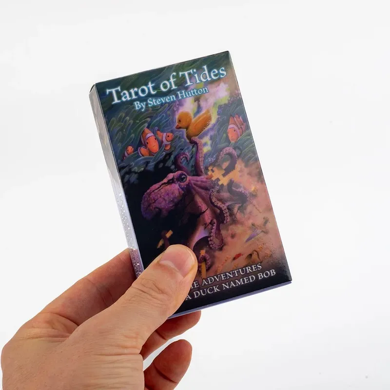 Tarot of Tides: The Adventures of A Duck Named Bob ― Double-embossed Cardstock Unique 78PCS Tarot Deck Board Game Cards — image 1