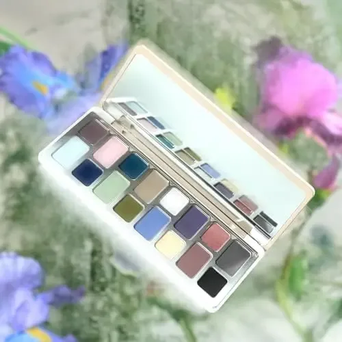 Cheeryep Aauthcntice Sell Qianyan 16 Color EyeShadow Palette Pink Brown Cowboy Blue Multicolor Matte Pearl Smoky Eye Makeup — image 4