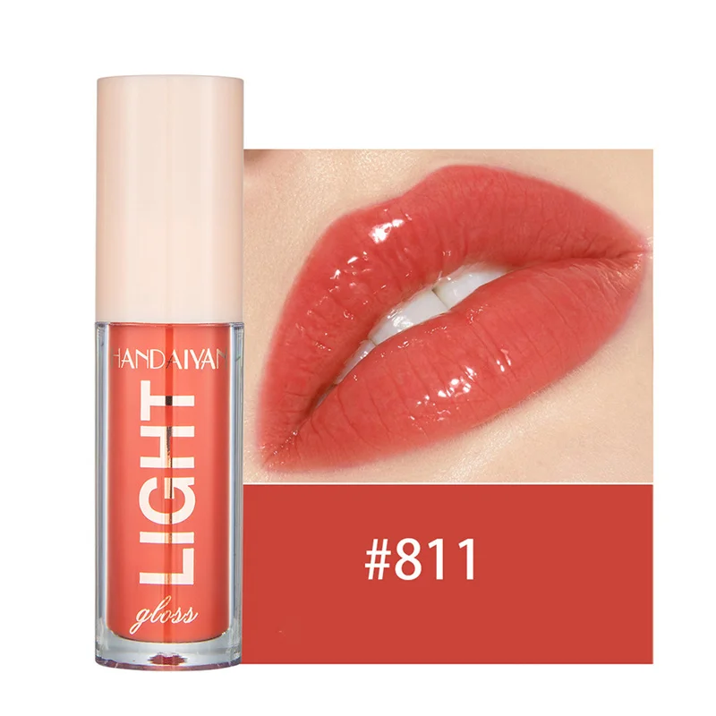 12 barev Mirror Pearl Lesk na rty Dlouhotrvající hydratační lesk Glitter Lip Glaze Vodotěsné sklo Tekutá rtěnka Dámský make-up — image 12
