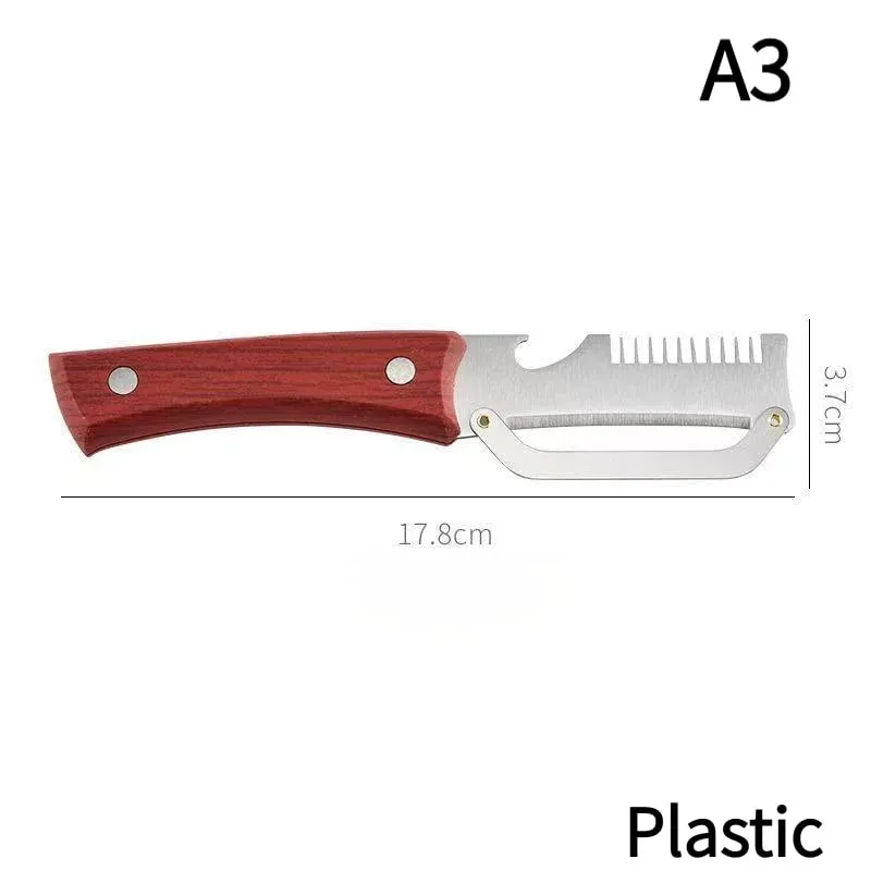 1Pc 2-in-1 3-in-1 Multifunctional Vegetable Peeler With Bottle Opener For Peeling And Slicing Fruits Shredding Scallions. — image 10