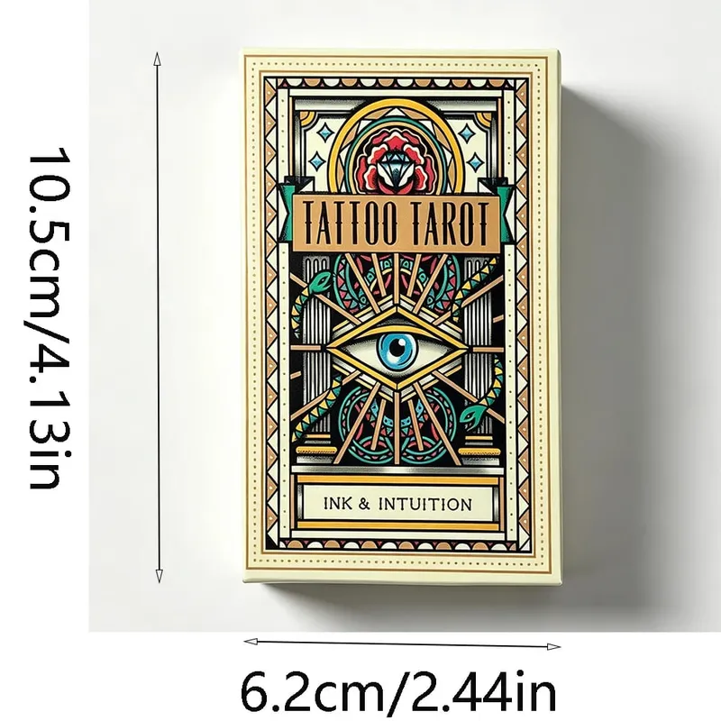 The Tattoo Tarot Cards A 78 Deck Oracle English Visions Divination Edition Borad Playing Games Great For Beginners Party Games — image 6