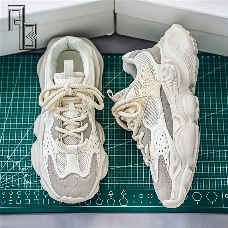 Spring and Autumn Trend Thick Soled Versatile Casual Shoes New Comfortable Dad Shoes for Men's Outdoor Travel — image 6