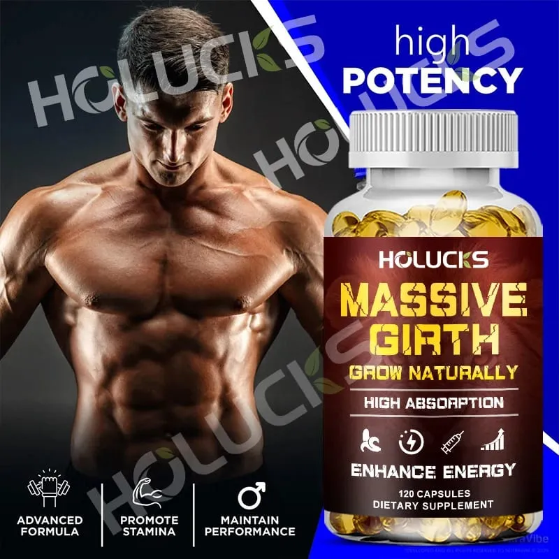 Premium Massive Girth Capsules with Ashwagandha Support Optimal Circulation & Energy Enhanced Performance & Overall Wellbeing — image 4