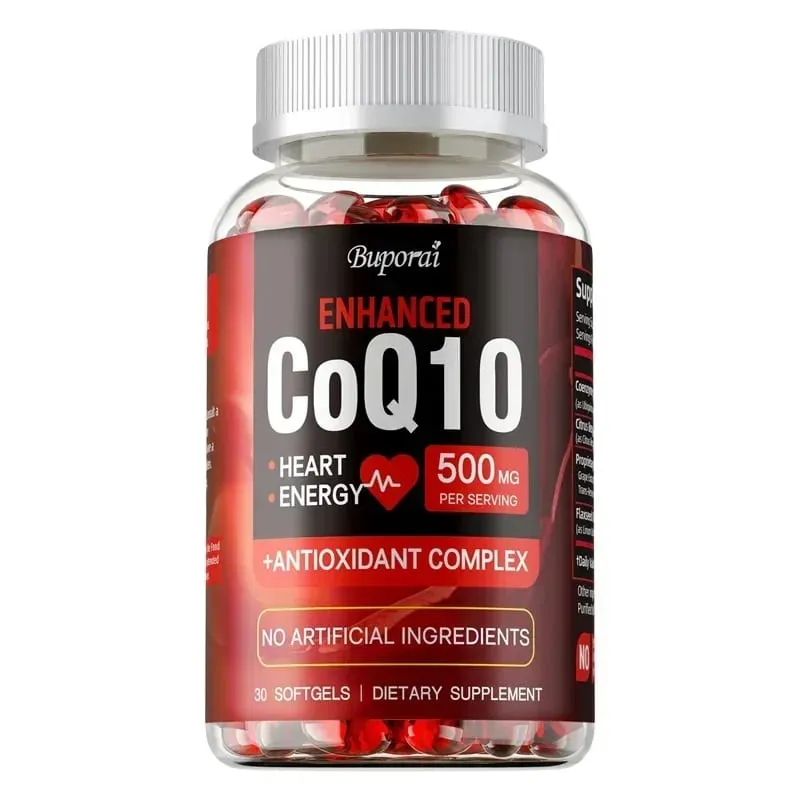 CoQ10 Supplement - Antioxidant Promotes Blood Circulation Heart Health and Energy Production and Enhances Immunity
