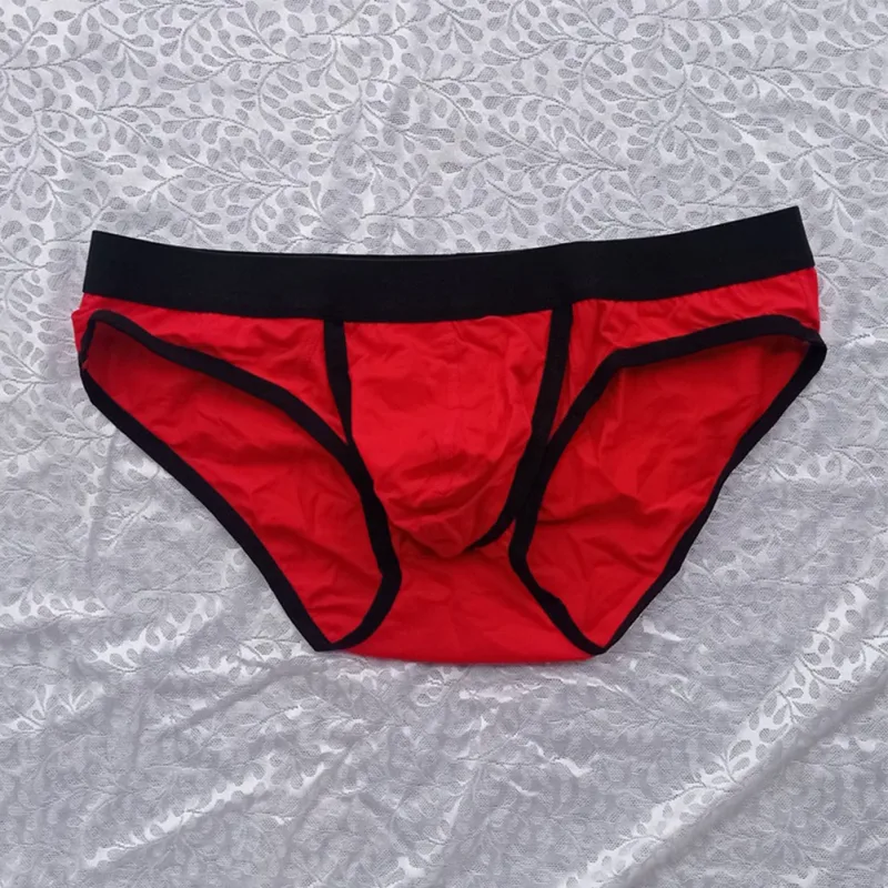 Brand New Men Briefs Panties Underwear Cotton Blend Elastic Low Waist Man M~2XL Pouch Stretchy Summer All Seasons — image 4