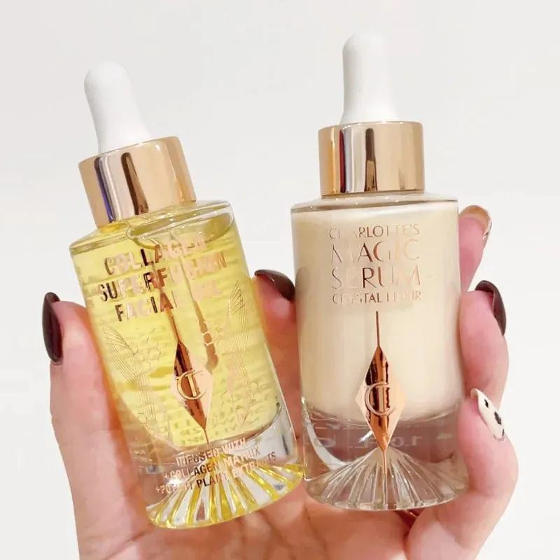 Charlotte Highlighter Foundation Texture continua del trucco Correttore idratante Fissante Spray Essenza Tilbury Cosmetic