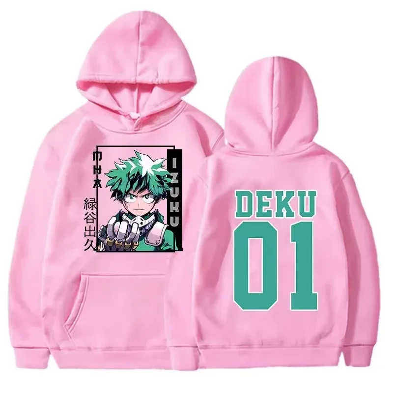 My Hero Academia Hoodie Deku Anime Streetwear Graphic Print Unisex Men Women Oversized Casual Sweatshirts Long Sleeve — image 4