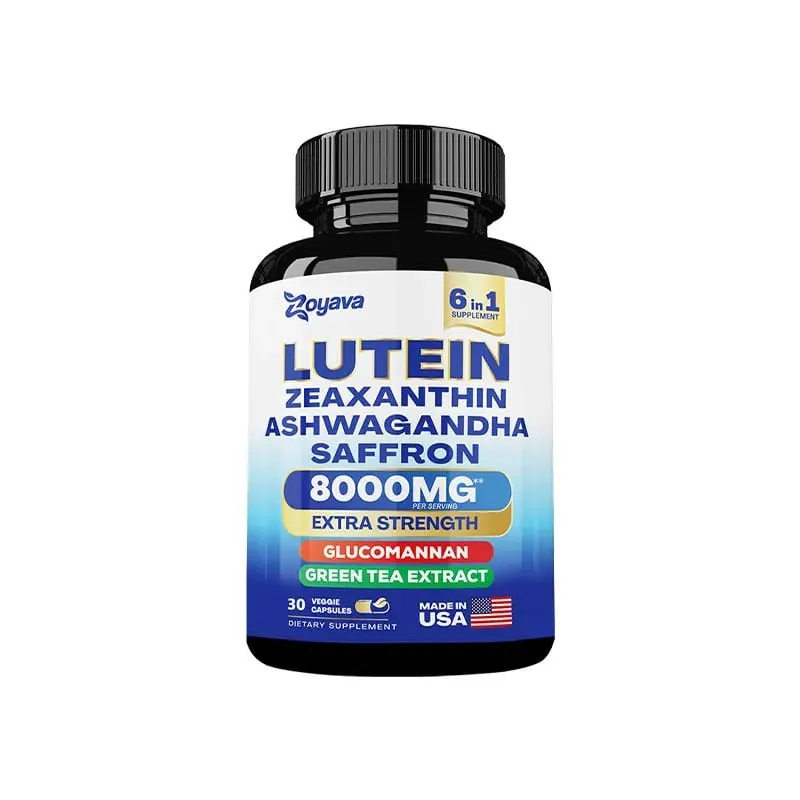Suplement luteiny i zeaksantyny 8000 Mg Witaminy do oczu z szafranem dla dorosłych Suplement zdrowia oczu wspomaga wzrok