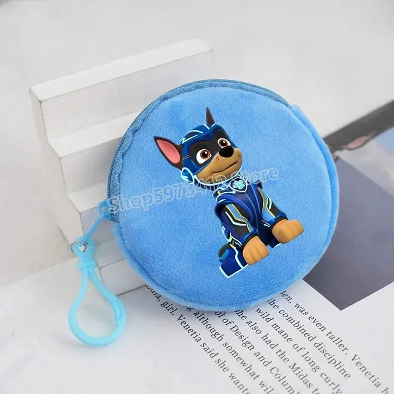 Paw Patrols Round Wallet Cute Keychain Bag Printing Coin Zipper Purse Anime Small Change Bags Convenient Mini Storage Pouch Gift — image 34