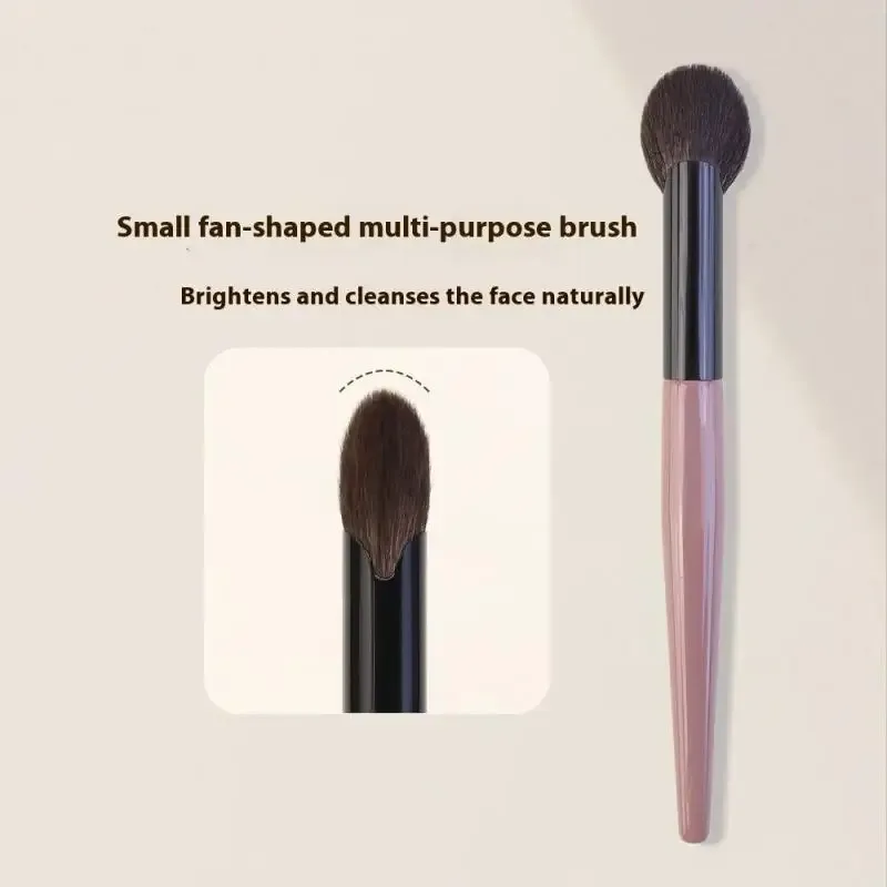 Hot Sale 1 stk Lille Fan Shape Blusher Brush Powder Blush Cream Flydende Blush Makeup Børster Præcise Blush Brush Makeup Værktøj — image 4