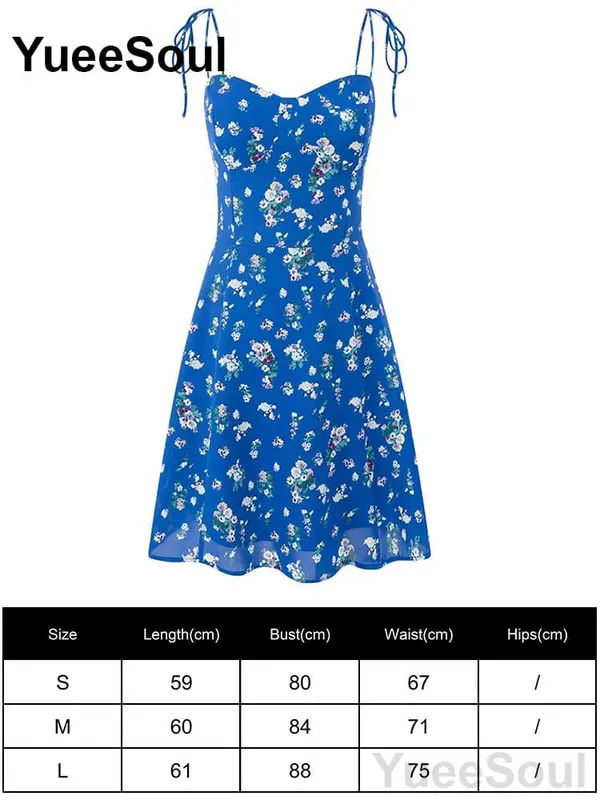 Blue Printed Mini Dress 2026 Summer New Elegant Party Birthday Evening Dresses Y2K Sweet Cute High Street Casual Women Dress — image 14