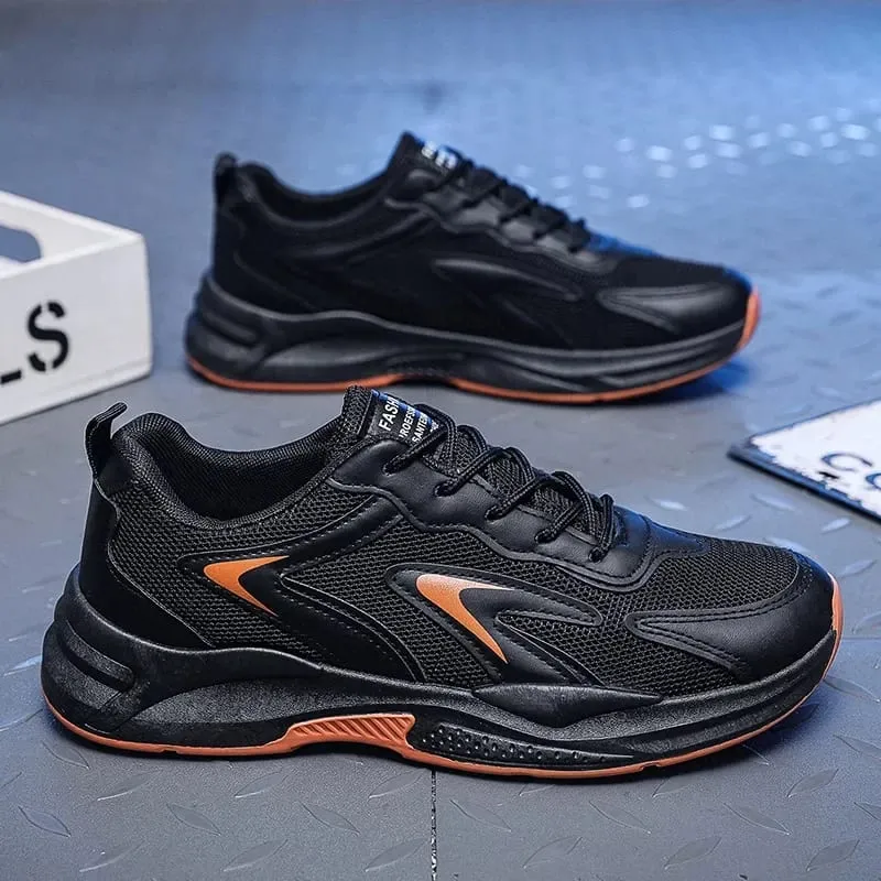 Men's Chunky Dad Shoes 2025 Summer Hot Sale Breathable Casual Shoes for Men with Thick Soles for Students Casual Sneakers — image 4