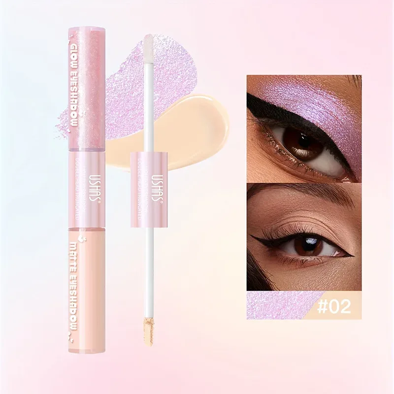 6 Color Waterproof and Sweat Proof Long Lasting Easy To Color Matte Eye Shadow Blue Highlight Natural Liquid Eye Shadow Makeup — image 9