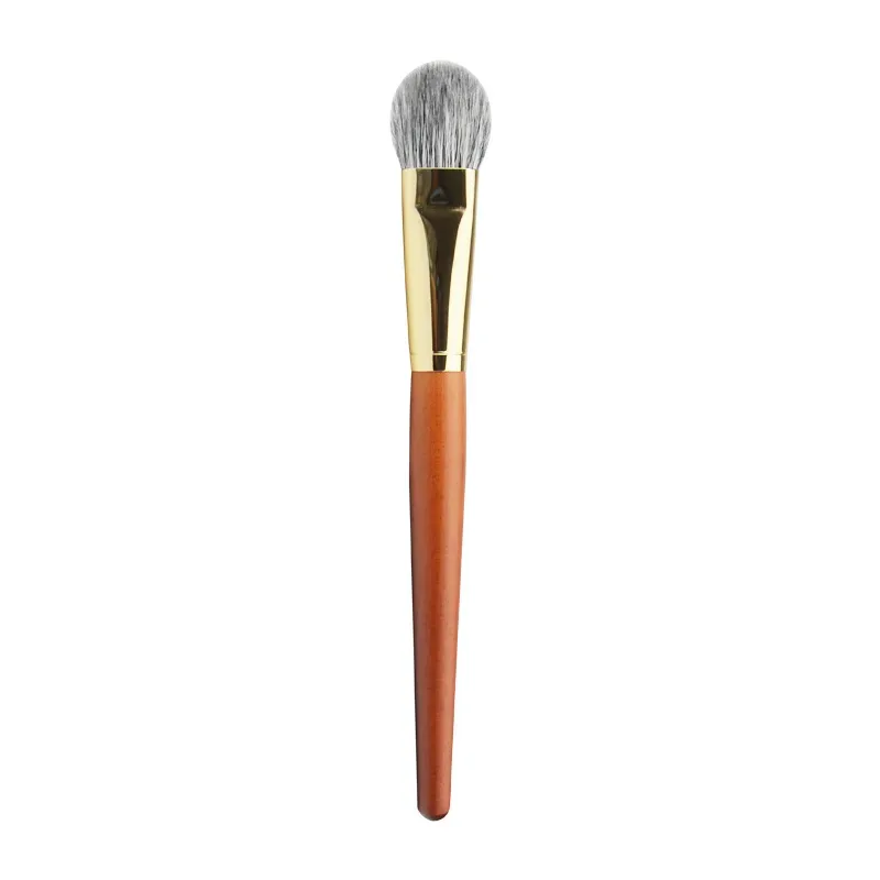 ธรรมชาติผมแปรงปัดแก้มรายละเอียดใบหน้าเงาแปรงแต่งหน้าขนแพะ Blusher Bronzer Pro เครื่องมือเครื่องสำอางที่จำเป็น