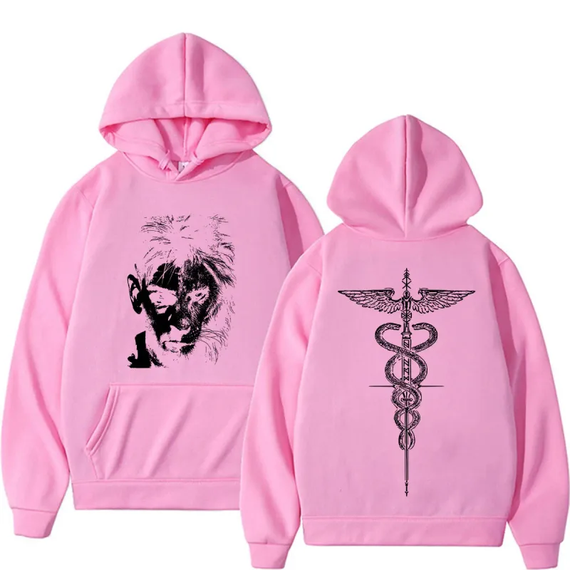 El Matador Ilia Topuria Tattoo Graphic Hoodies Men Women Harajuku Classic Gothic Sweatshirt Casual High Quality Oversized Hoodie — image 9