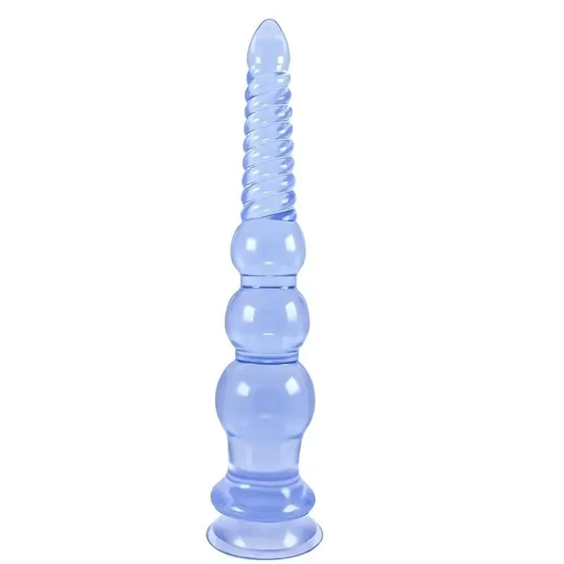 Soft PVC Gourd-Shaped Anal Beads Textured Anal Plug Suction Cup Anal Plug Prostate Massager Adult Sex Toys for Couples Unisex — image 8