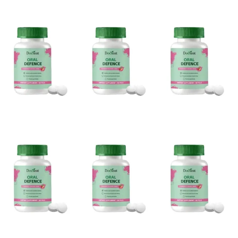 Oral Defence Chewable Tablets for Breath Freshness Support with Xylitol and Microcrystalline Hydroxyapatite for Adult 60 Pills — image 11