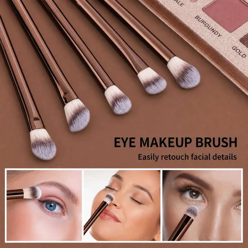 14Pcs Professional Makeup Brush Set Soft Synthetic Hair Foundation Powder Blush Eyeshadow Blending Brushes With Storage Bag — image 3