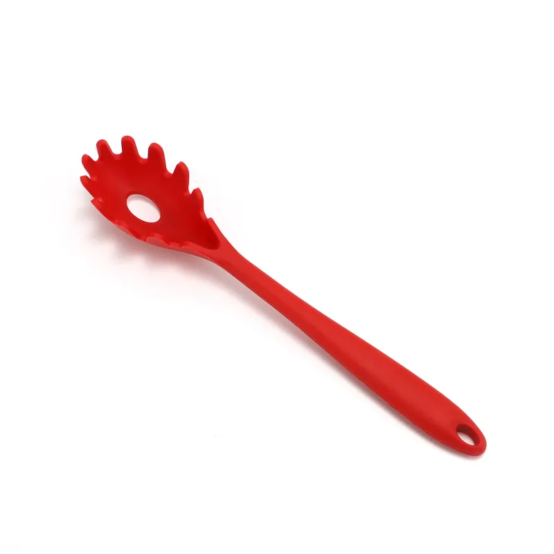 11.2 Inch Pasta Nĩa Silicone Cao Cấp Spaghetti Dụng Chịu Nhiệt Mỳ Thìa Máy Chủ Thực Phẩm Nhà Bếp Dụng Cụ Nấu Ăn — image 9