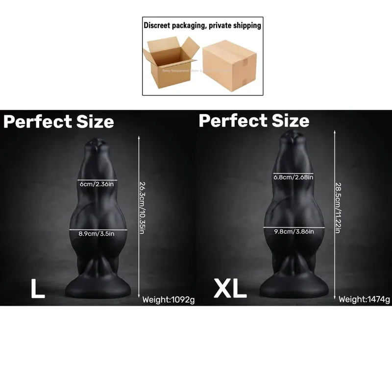 NEW Large Animal Penis Huge Dog Cock Dildo Suction Cup Masturbator Female Anal Butt Plug Big Anal Plug Adult Sex Toys Products — image 21