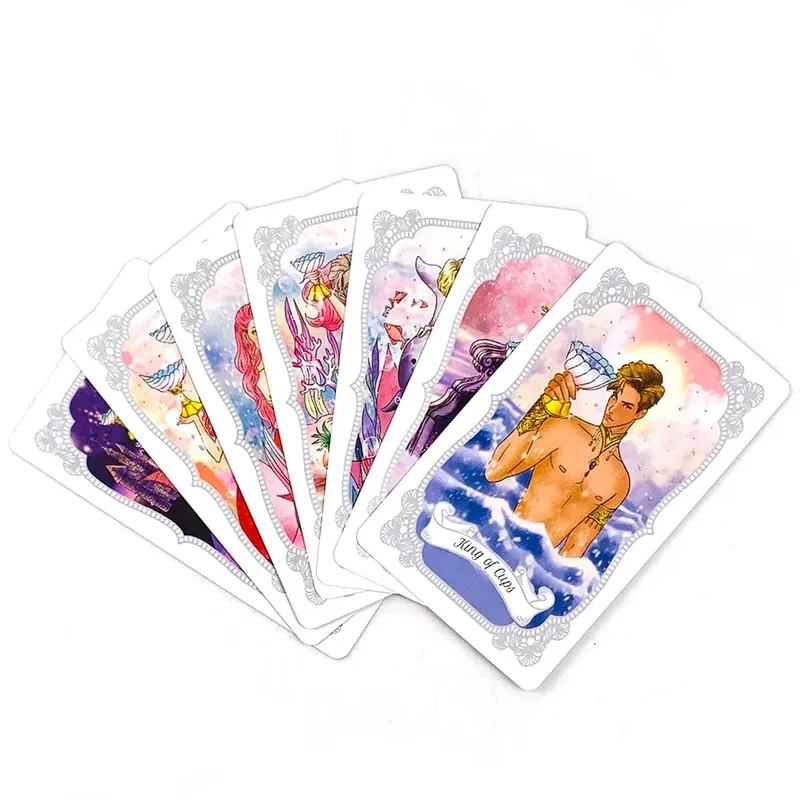 The Mermaid's Dream Tarot Cards 78 Beautiful Tarot Cards For Divination Party Game Ideal for Travel Spiritual Practices & Gift — image 5