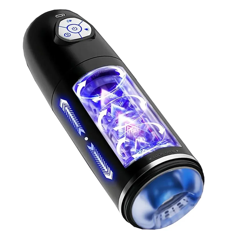 Fully Automatic APP Male Rotary and Telescopic Masturbation Device Penile Desensitization Delay Training Device Adult Sex Toys — image 1