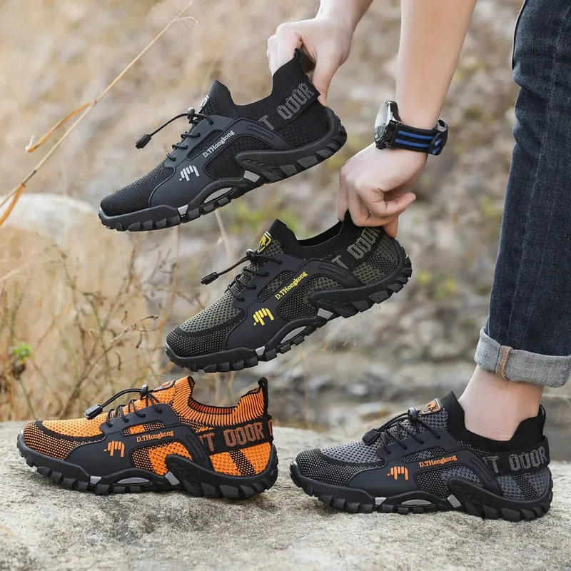 Men's Summer Breathable Outdoor Casual Shoes Men's Sports Shoes Comfortable and Lightweight Outdoor Sports Shoes — image 3