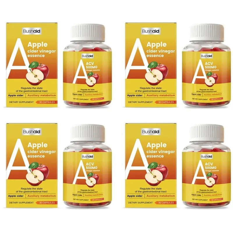 30 Capsules Apple Cider Vinegar with L-Carnitine Energy Maintenance Green Tea Extract (85% Catechins) for Health Support