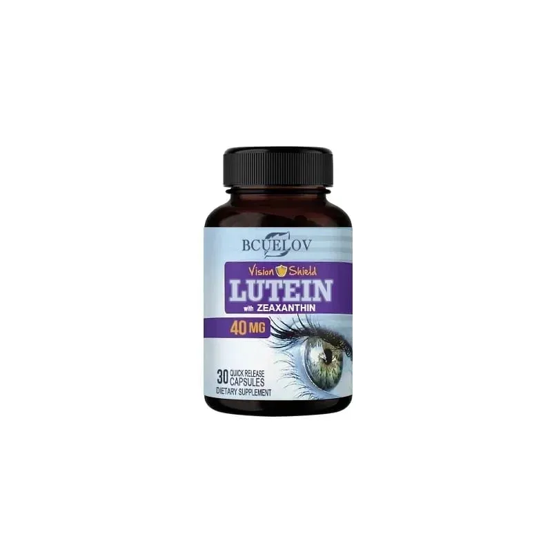 Lutein and Zeaxanthin Capsules 40mg Per Serving | Essential Eye Vitamins & Vision Health Dietary Supplement