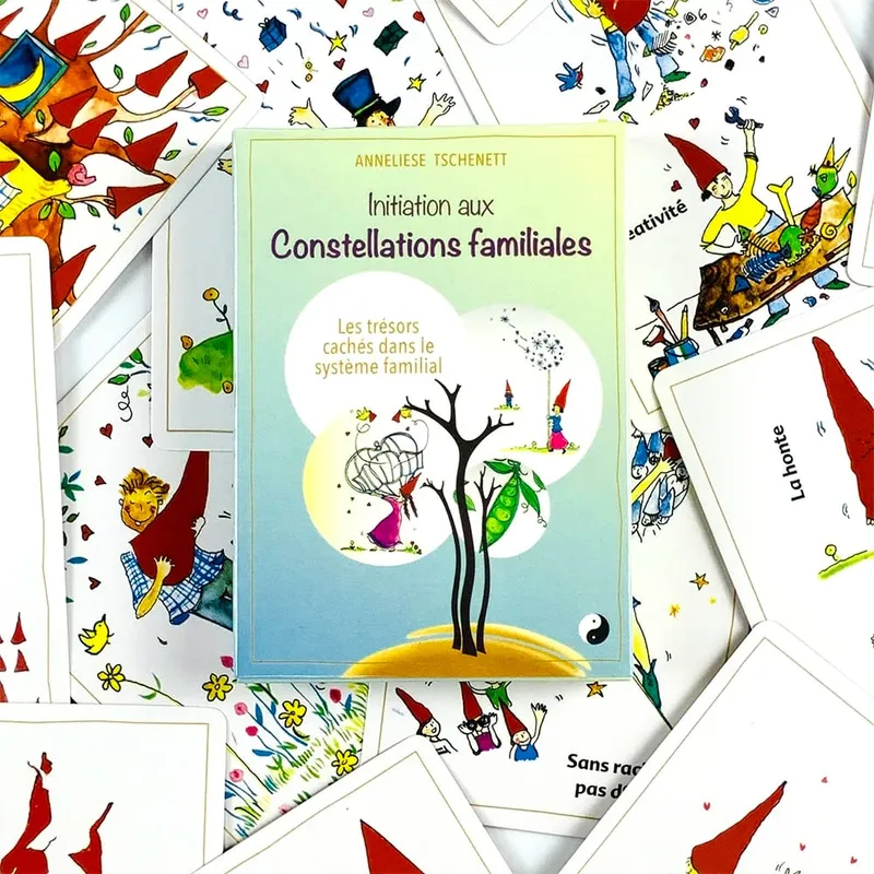 Constellations Familiales Game Cards 35 Card French Version Divination Oracle Deck Family Constellation Tool Christmas Gifts — image 3