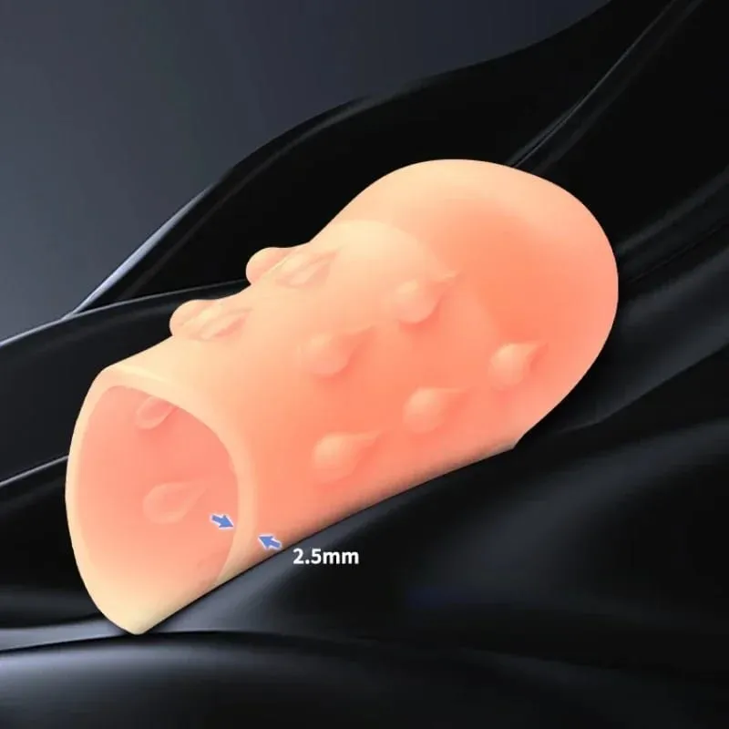 귀두 커버 음경 확대 슬리브 포피 Corretion 수탉 반지 음경 확장기 지연 사정 섹스 토이 남성용 성인 장난감 — image 3