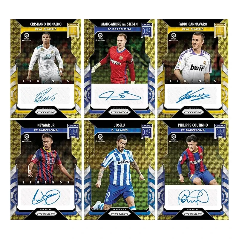 Panini Style DIY Card Set: Neymar CR7 Modrić & Ansu Fati Ultimate Football Gift for Fans Premium Signature Collector Cards — image 4