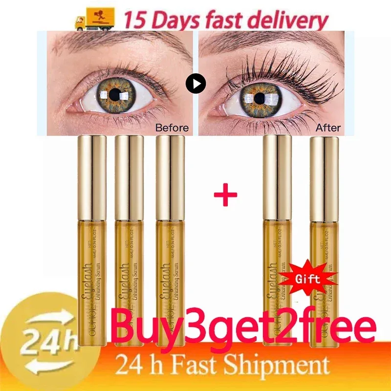 Sérum de croissance rapide des cils 7 jours, rehausseur de sourcils naturel, produits de traitement pour cils plus longs, plus épais, soins pour les yeux, maquillage