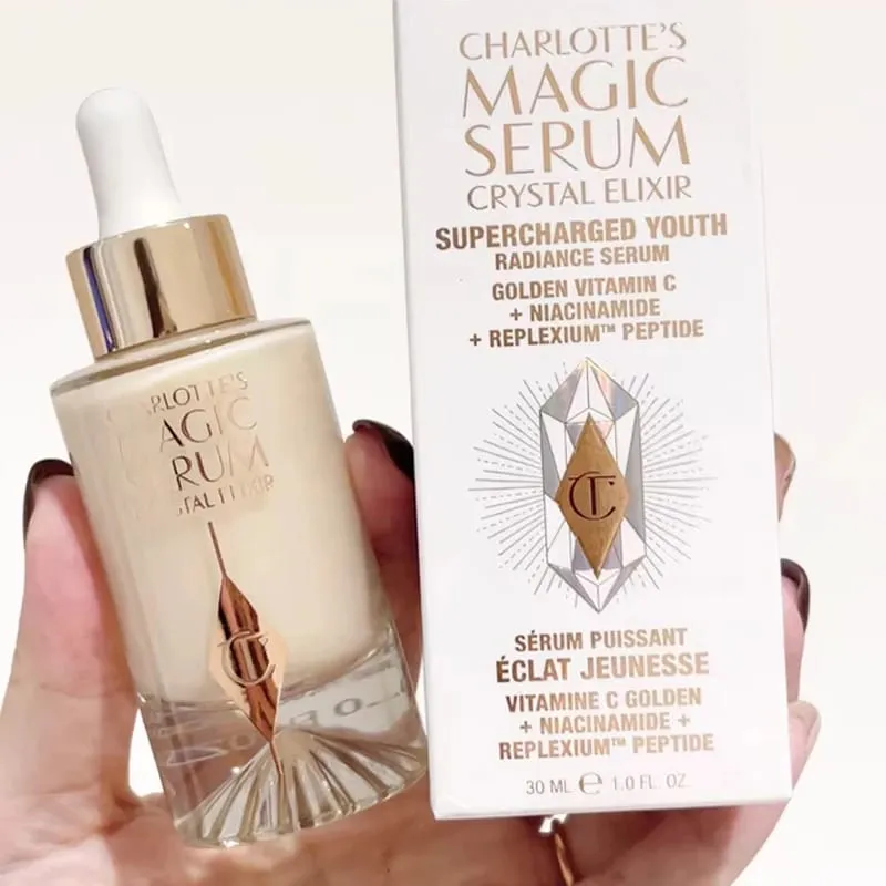 Charlotte Highlighter Foundation Texture continua del trucco Correttore idratante Fissante Spray Essenza Tilbury Cosmetic