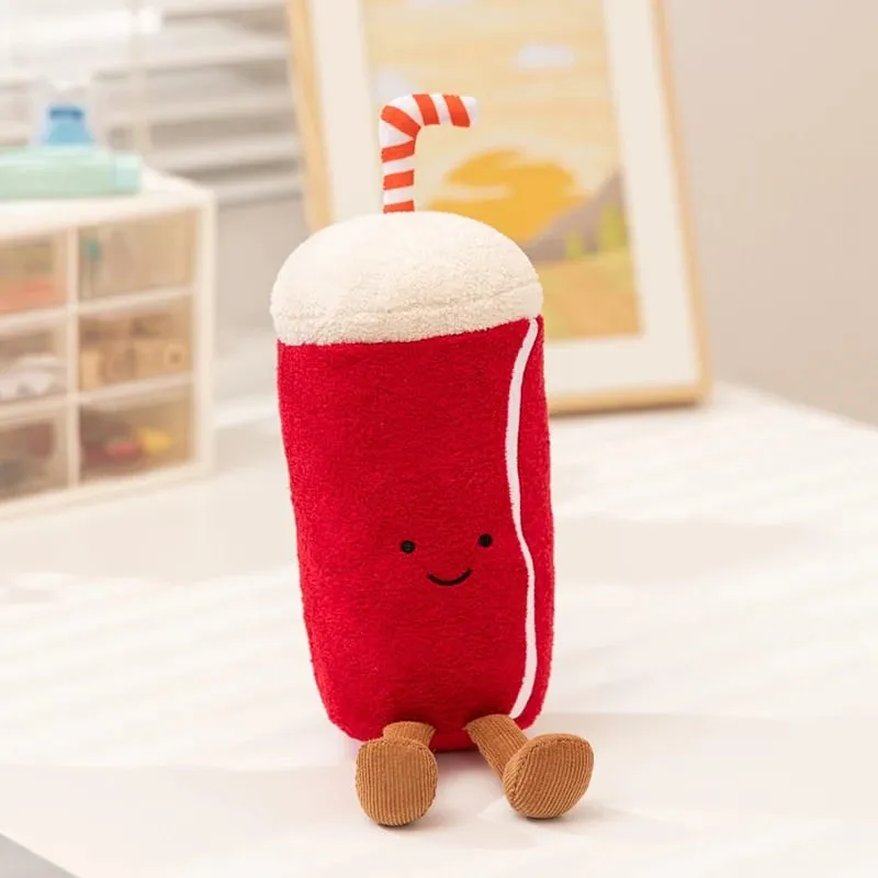 Humanoid Movie Film Snack Plush Toy Stuffed Cola popcorn 3D Glasses Movie Cardboard Small Decor Plushie Prop Gift — image 12