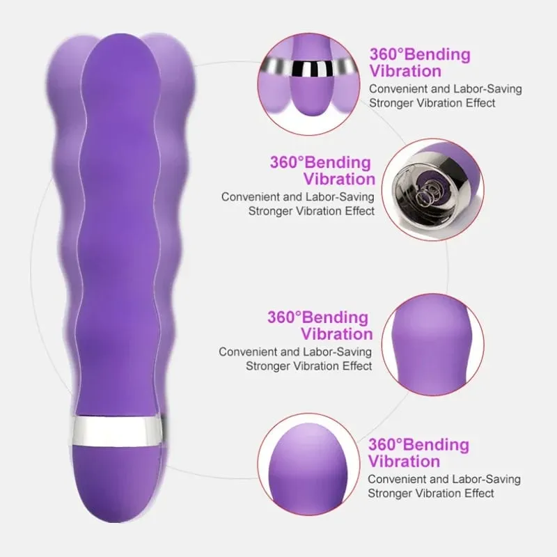 Mini Multi-speed Vibrator Intimate Female Vibration Sex Toys G Spot Vagina Dildo Vibrators Anal Butt Stimulater Sexy Erotic Shop — image 5