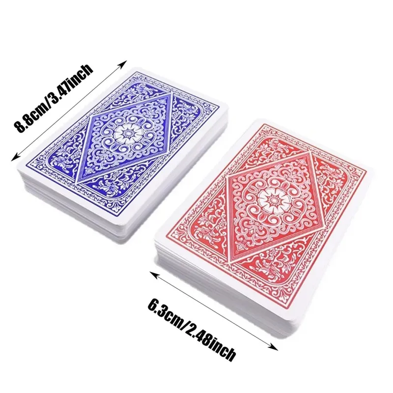 PVC Waterproof Playing Cards Big Character Plastic Poker Card Games Washable Flexible Play Card for Family Party Entertainment — image 6