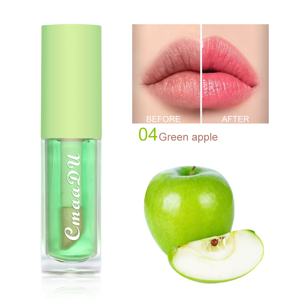 6 brilho labial que muda de cor, aroma frutado, hidratante e de longa duração, hidratação suave, tonalidade labial ativada por temperatura