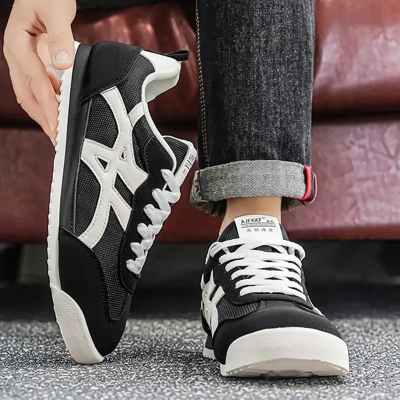 Men's Casual Shoes Fashion Sneakers Low Top Lace Up Lightweight Comfortable Breathable Walking Shoes For Daily Wear — image 5