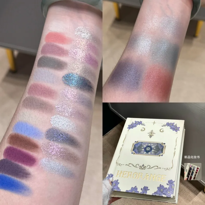 78 barev Profesionální paleta očních stínů Book Design All In One Makeup Set Shimmer Matte Highlighter Contour Blush Lip Gloss Cos