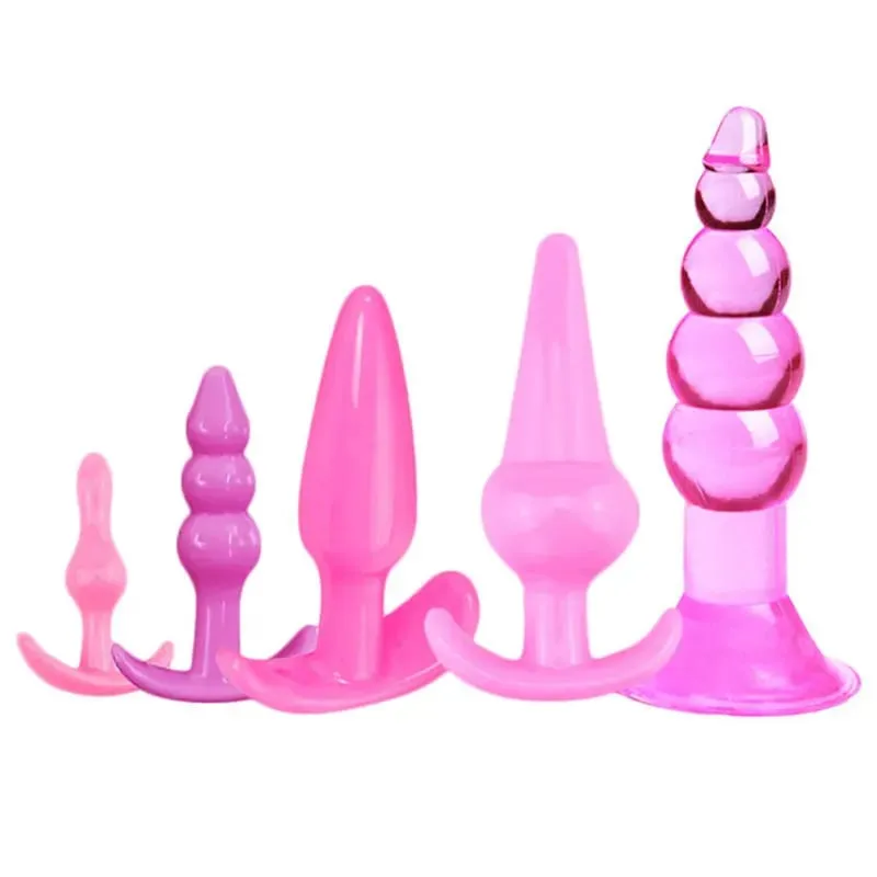 4/5/7/8 sztuk/zestaw silikonowy korek analny Dildo masturbacja korek analny wtyczka dopochwowa Sex zabawki połączenie Anal koralik Dilator zabawki dla gejów