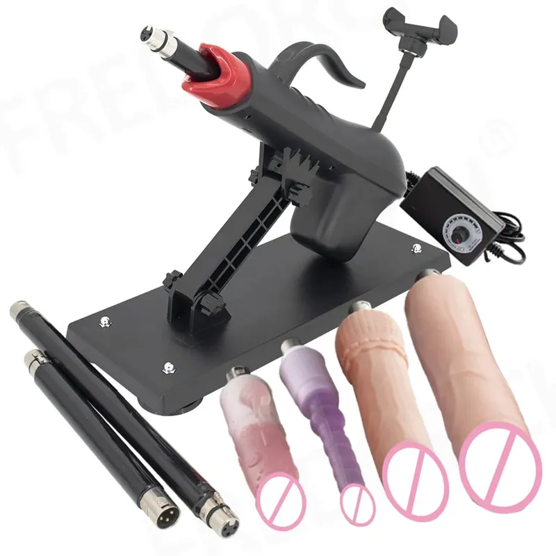 Fredorch Automatic Retractable Sex Pumping Gun Machine with Dildo For Male and Female Masturbation Sex Toy 450 Stroke per minute — image 18
