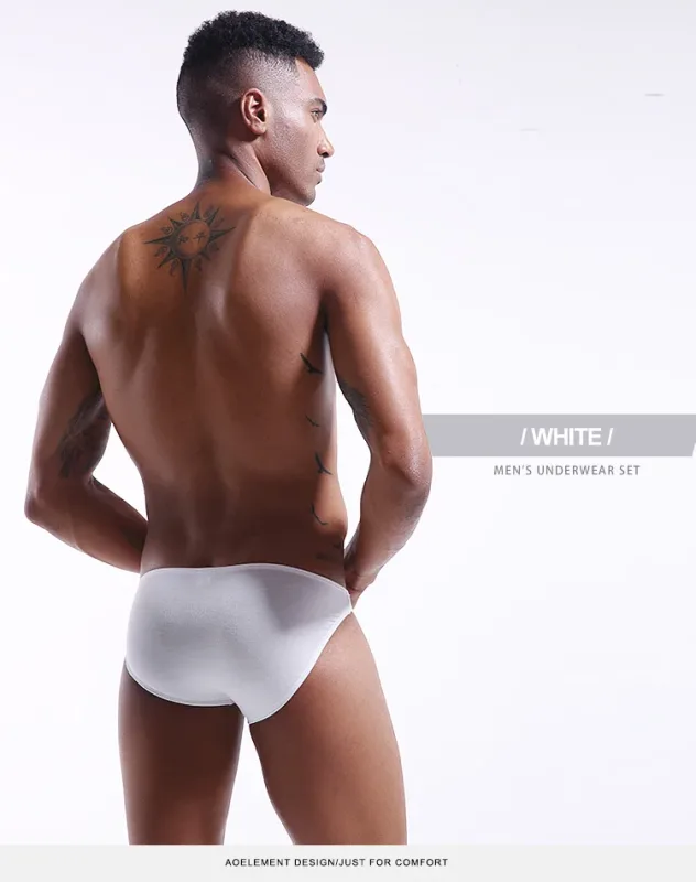 Roupa interior masculina calças triangulares pequenas u convexo modal fino estiramento sexy cintura baixa apertado cuecas laterais estreitas — image 20