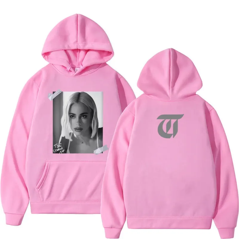 Singer Tini Stoessel Album Vintage Graphic Hoodie Men Women Aesthetic Trend Sportswear Long-sleeved Harajuku Casual Hoodies Tops — image 12