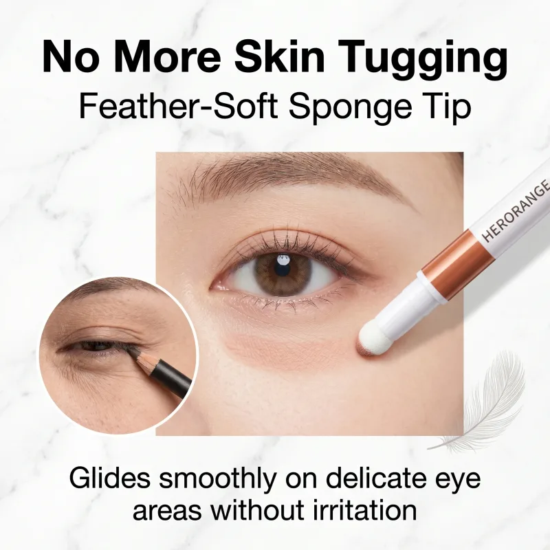 Herorange Matte Shimmer 2 in 1 under Eye Liner Long Wear Portable Daily Makeup — image 3