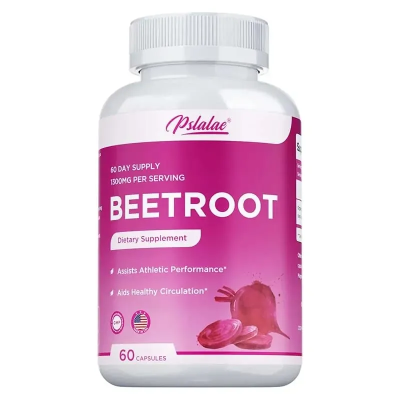 Beet Root Capsules - Promotes Heart Health Boosts Natural Energy Improves Endurance and Maintains Normal Blood Pressure — image 9